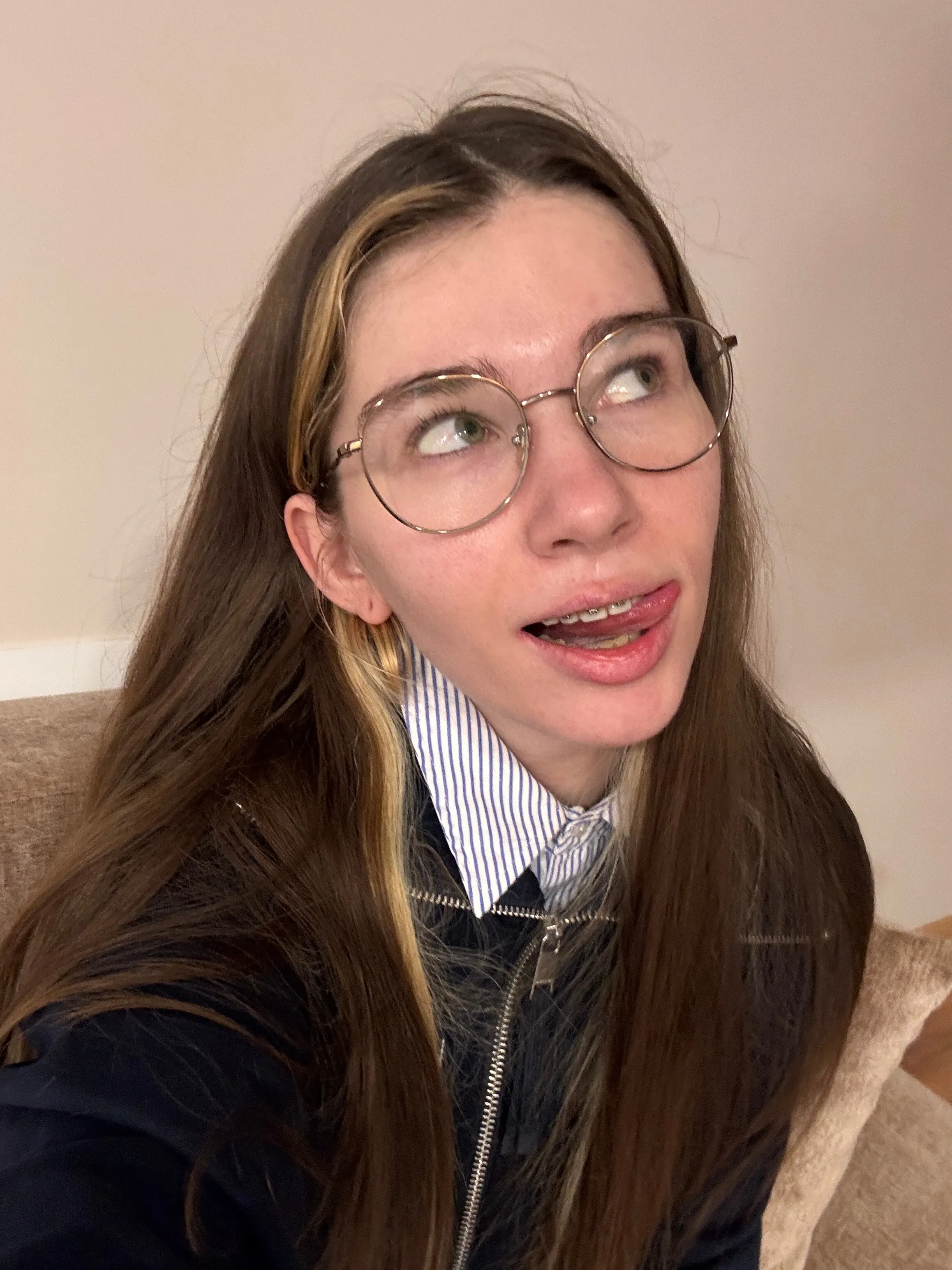 Sometimes I just sit and think… about something silly but totally me 😅Like — “if my thoughts were out loud, would you la