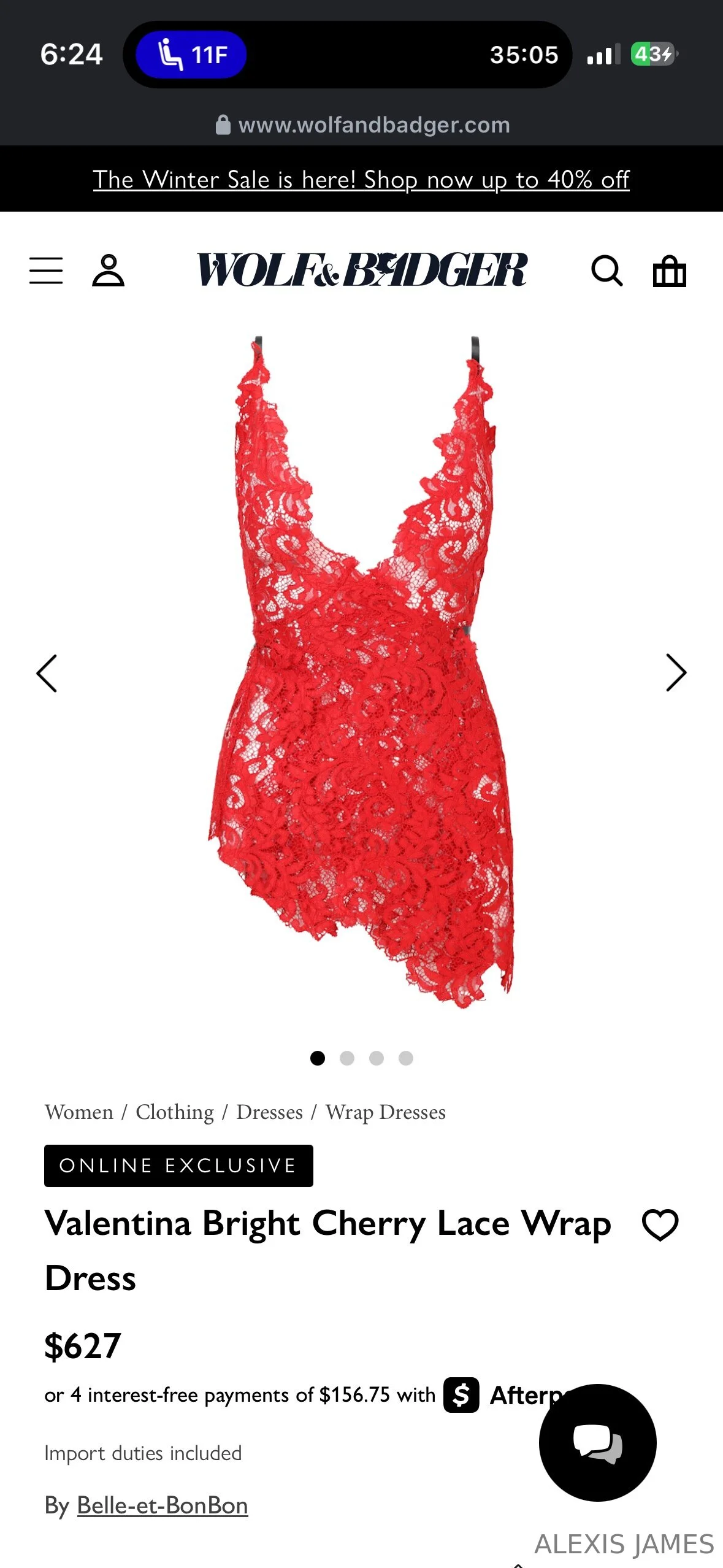 Alexis James @alexisjamesx best fight