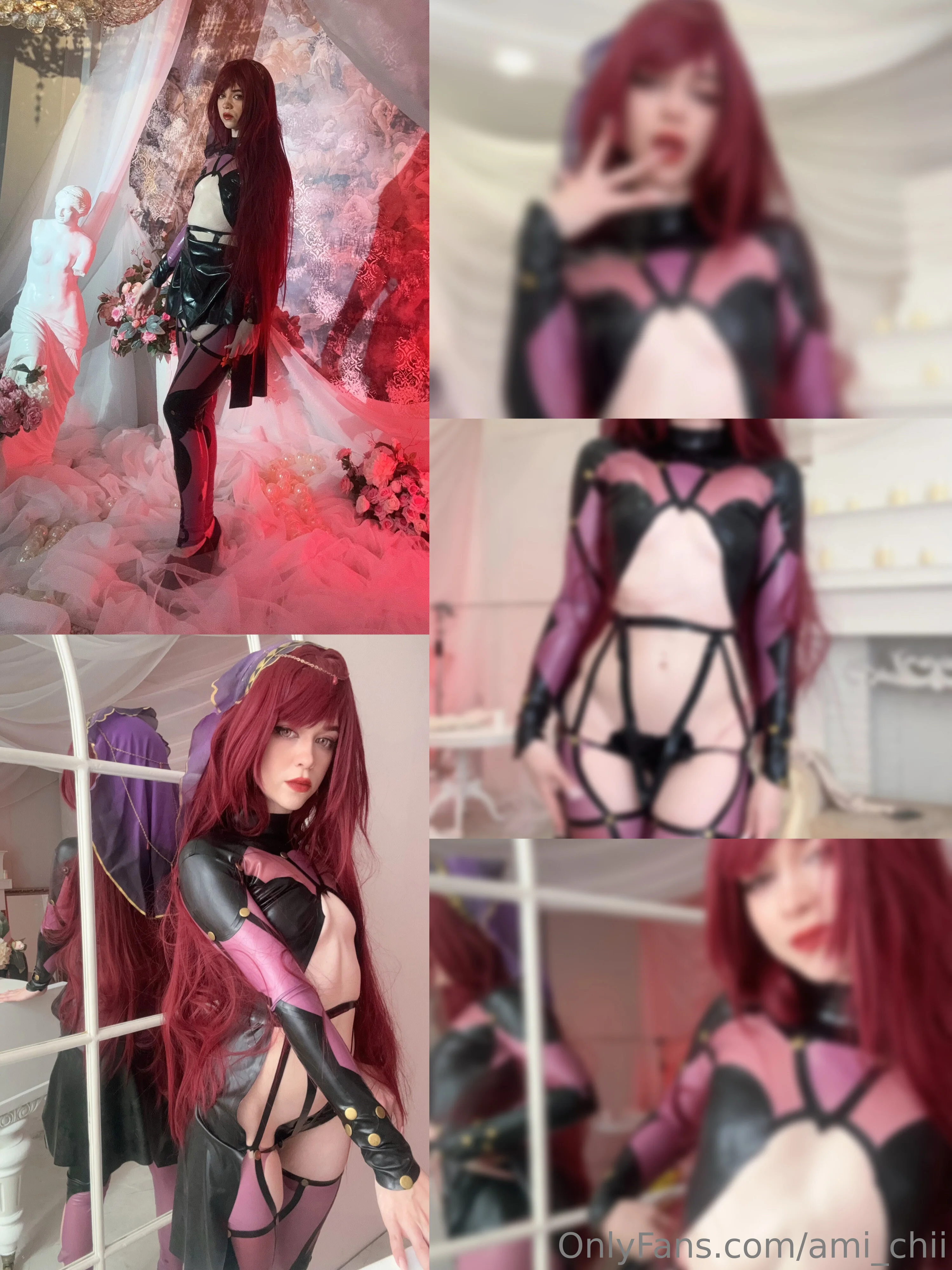 Ami Chii @ami_chii candid pool photos