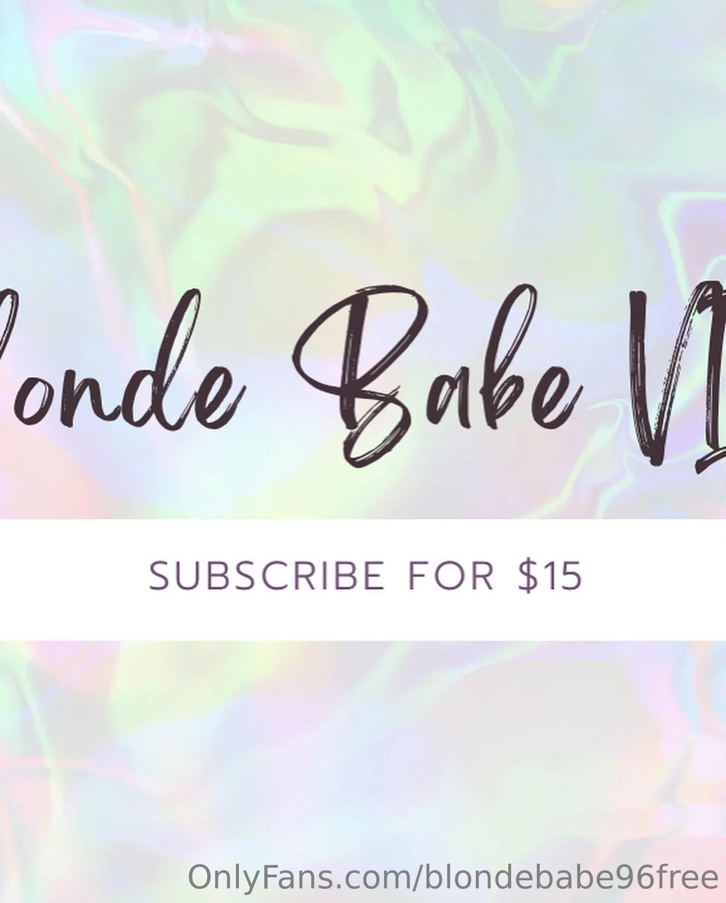 Blonde Babe onlyfan