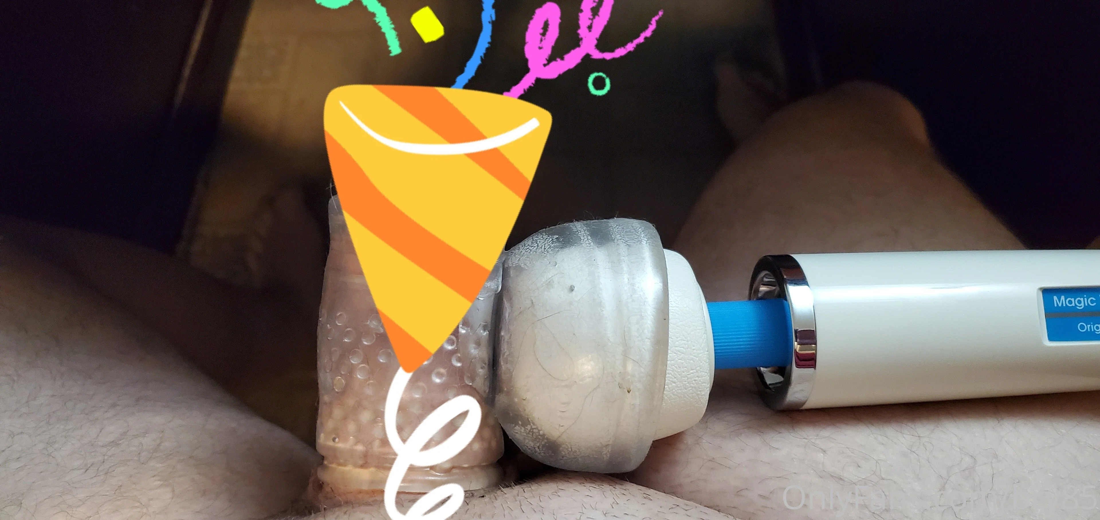 Enjoying my magic wand