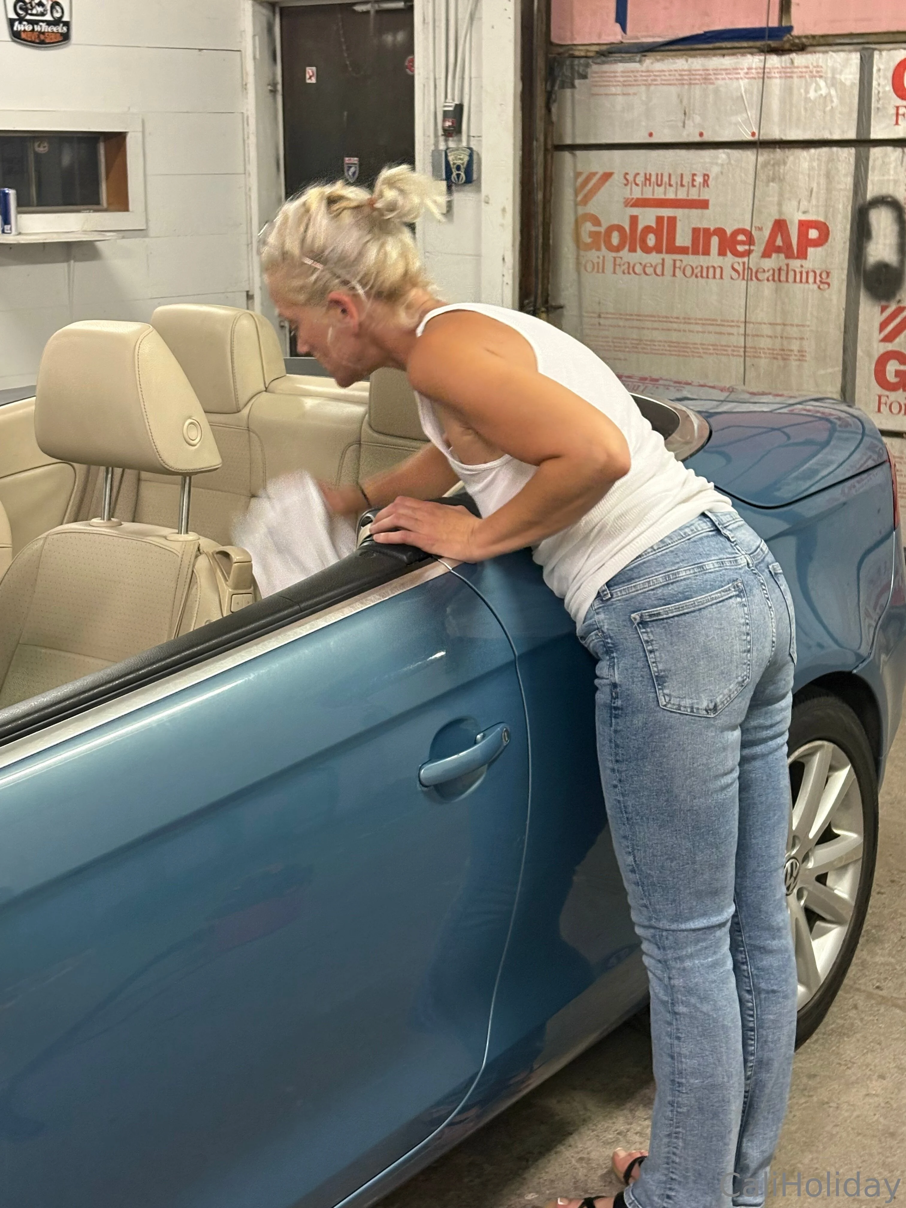 You wanna know how I spend my days. Usually getting dirty. 