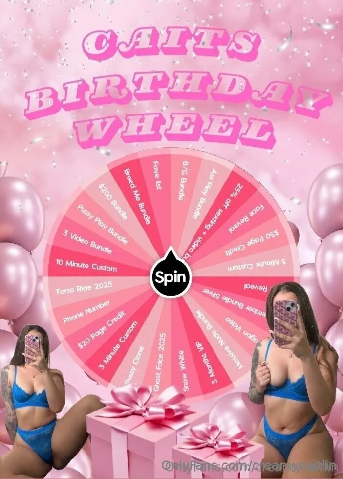 🎂 BIRTHDAY MONTH 🎂 ~ Creamy Caitlin 😍💦 real name
