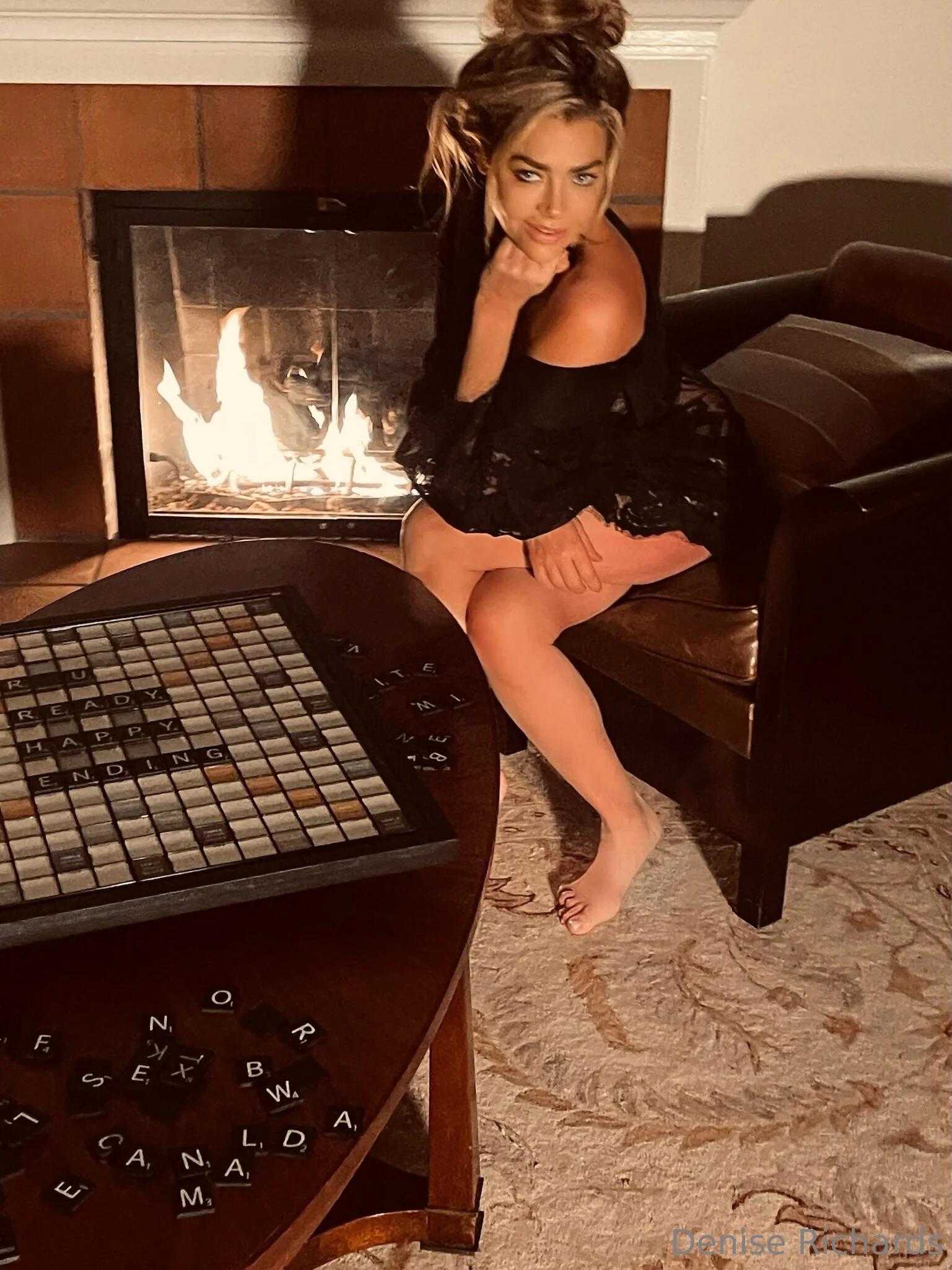 Denise Richards @deniserichards did sleep with glen powell