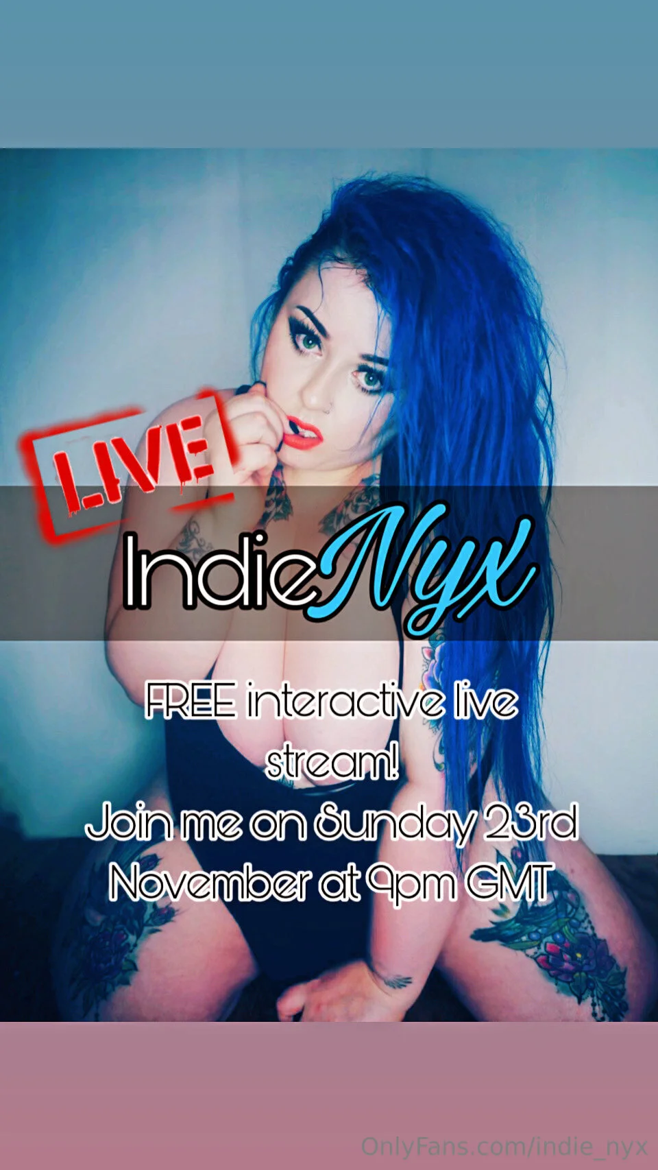 💙Indie Nyx💙 selfie