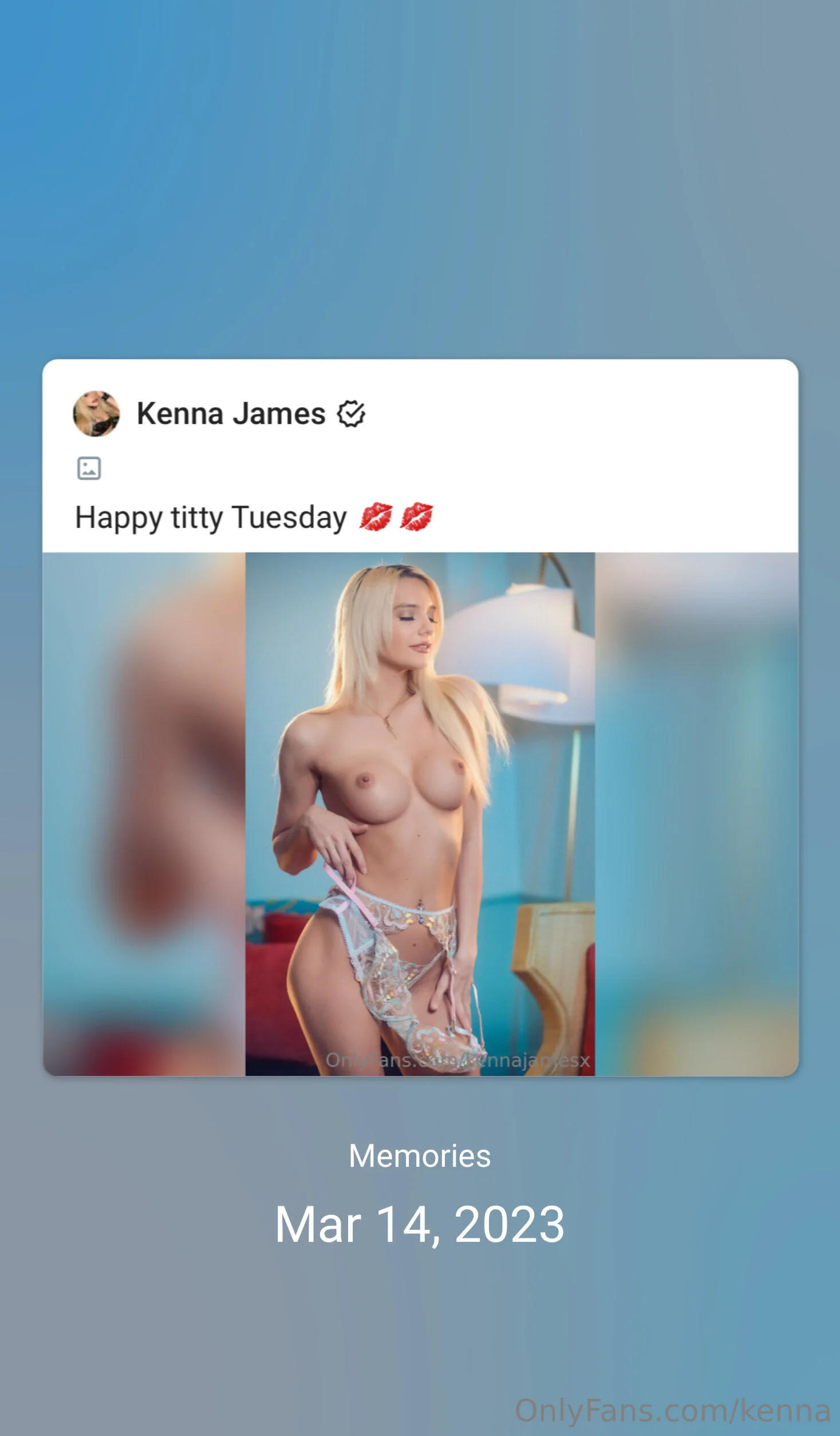 Kenna James in dad thinks im mom