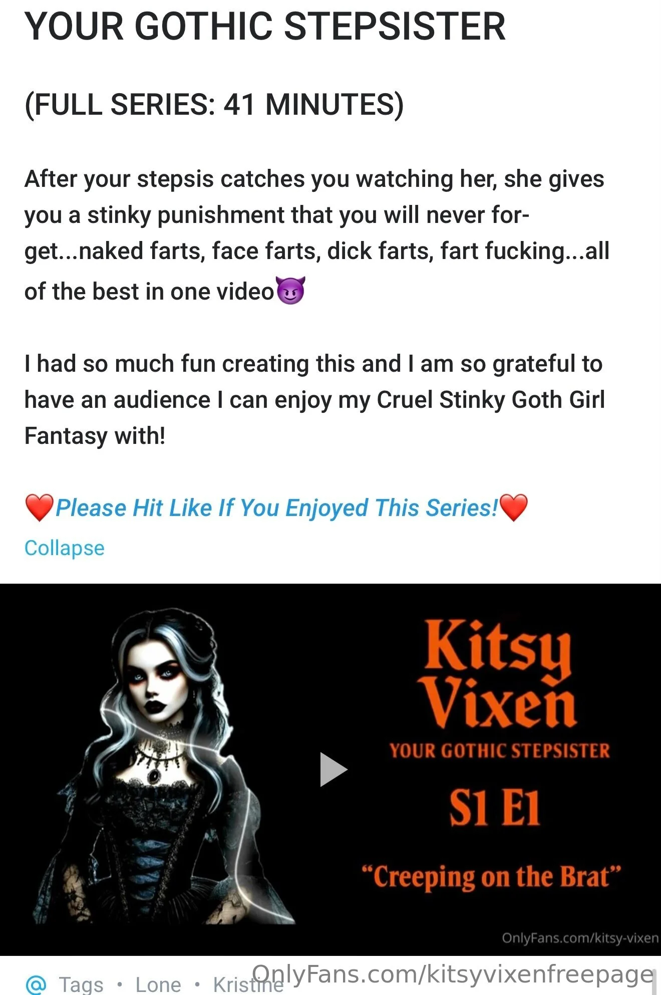 𝐊𝐈𝐓𝐒𝐘 𝐕𝐈𝐗𝐄𝐍 - 𝐅𝐑𝐄𝐄 𝐏𝐀𝐆𝐄