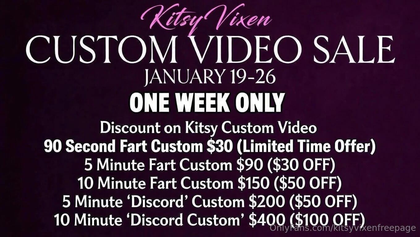 𝐊𝐈𝐓𝐒𝐘 𝐕𝐈𝐗𝐄𝐍 - 𝐅𝐑𝐄𝐄 𝐏𝐀𝐆𝐄 @kitsyvixenfreepage does smoke