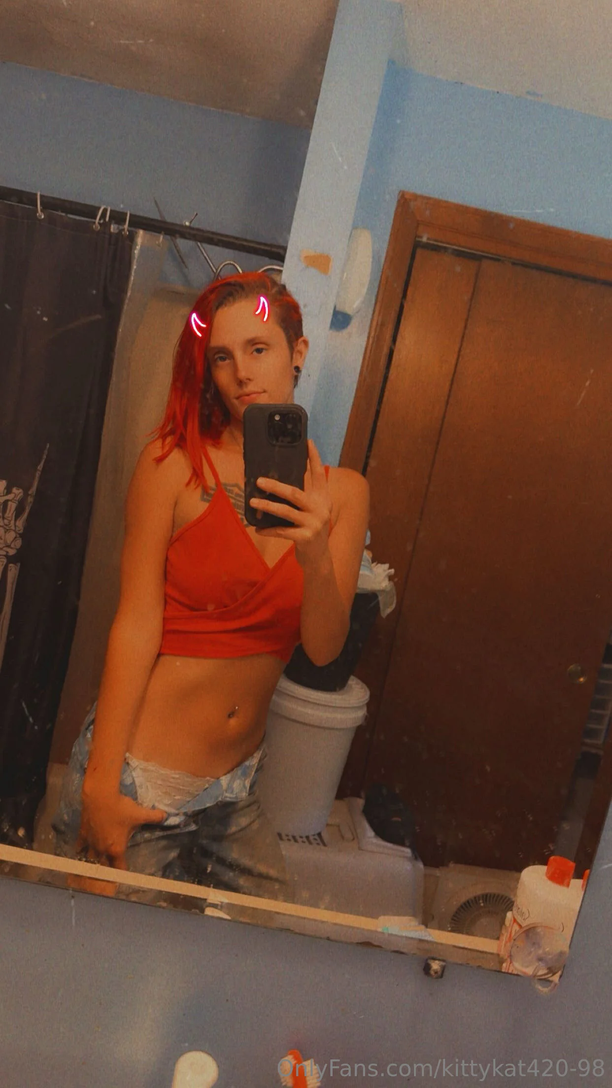 Kat Ann @kittykat420-98 red dress