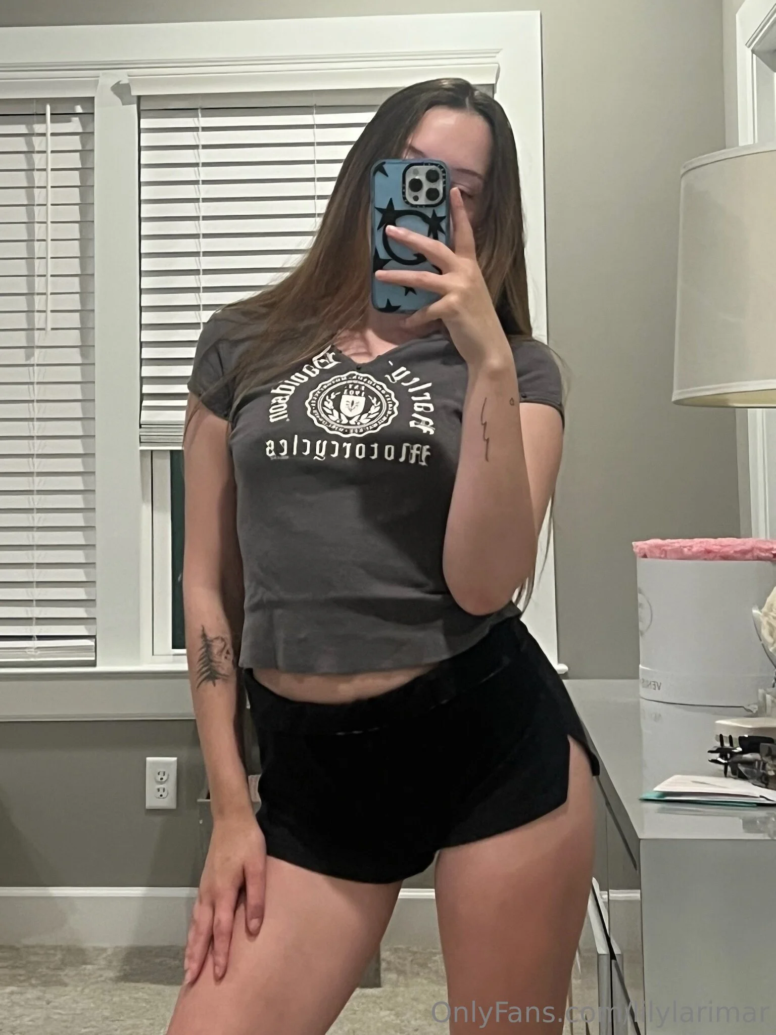 Lily Larimar @lilylarimar wet tee shirt