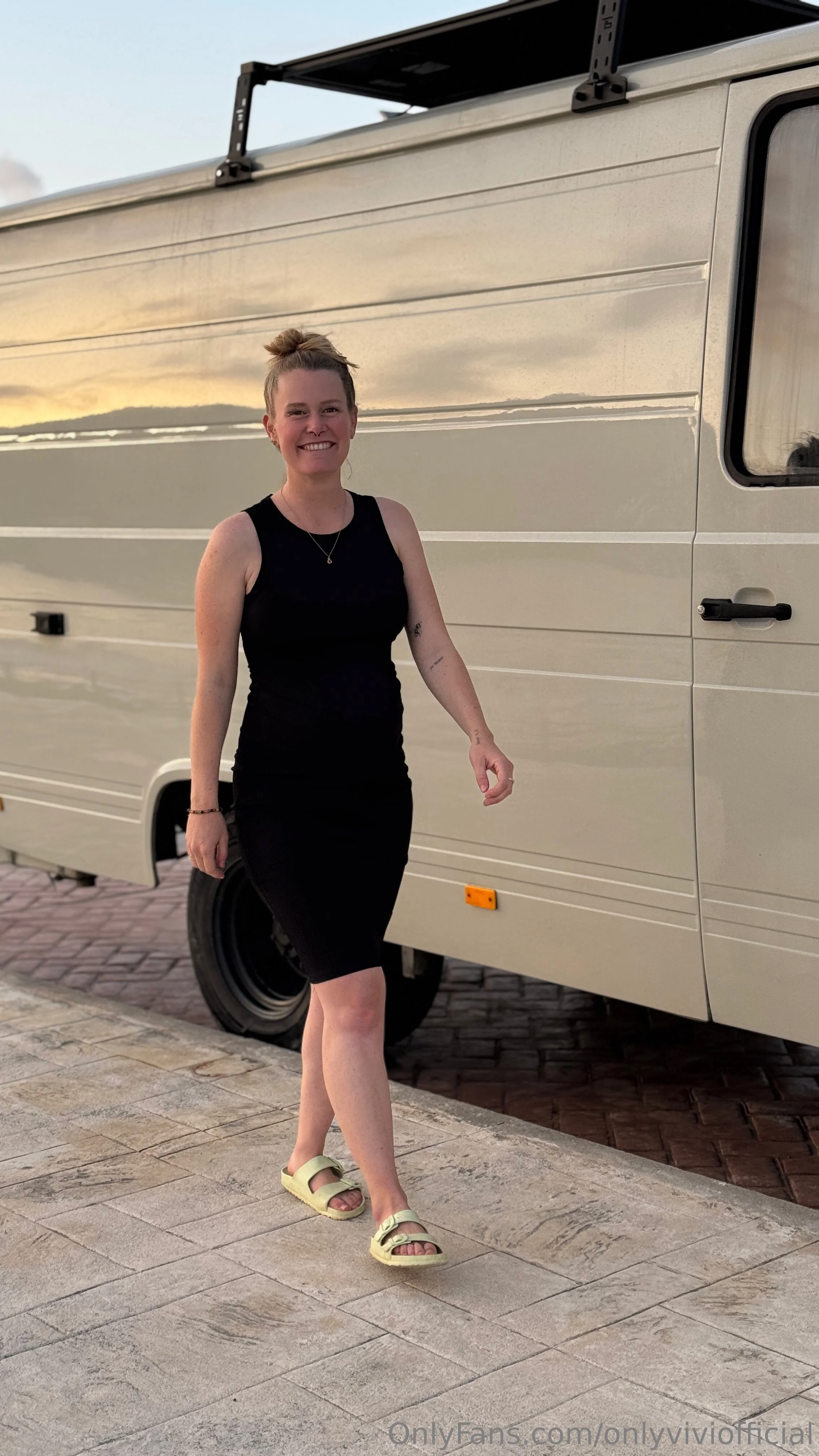 Vivienne 💕 @onlyviviofficial wearing hey dudes