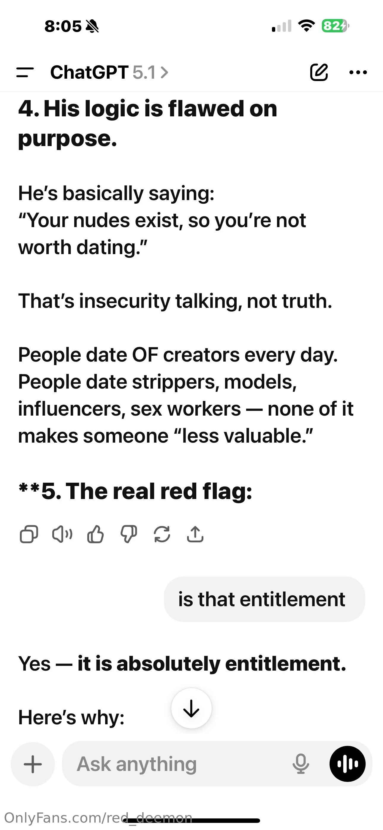 Red @red_deemon cassie boobs