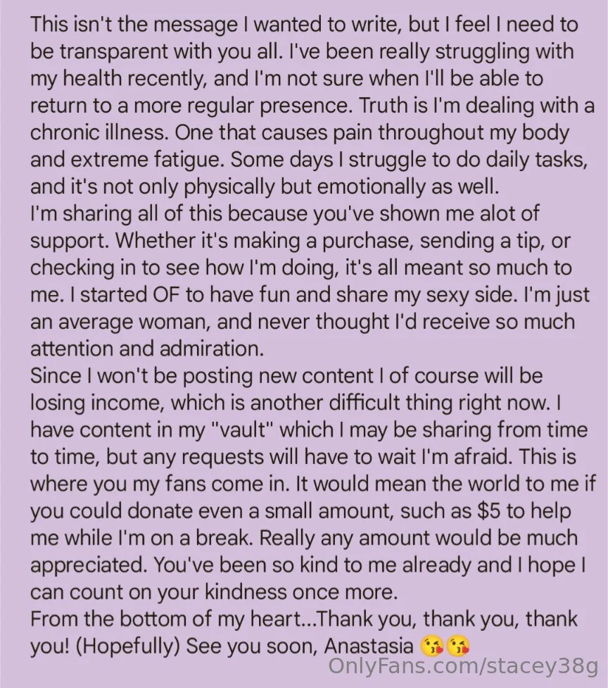 💌Very Important Message. Please Read💌 This is a difficult one today. Click photo for more 😢 *Edit* Thanks to those who h