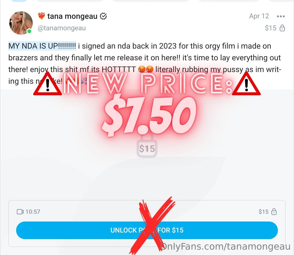 ❤️‍🔥 tana mongeau @tanamongeau 2025