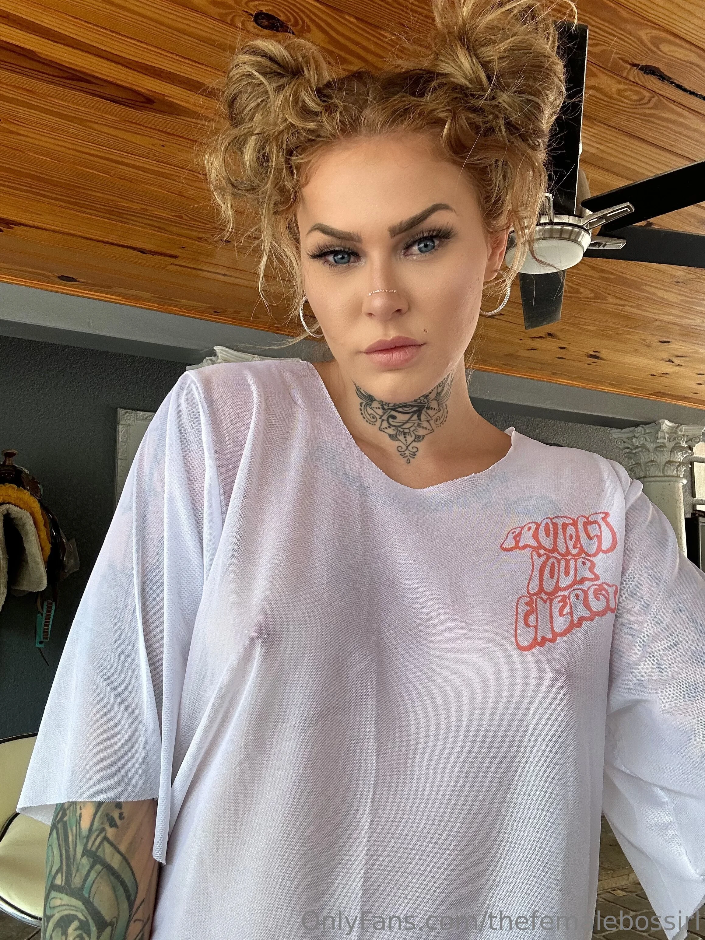 Tits out, worries gone.