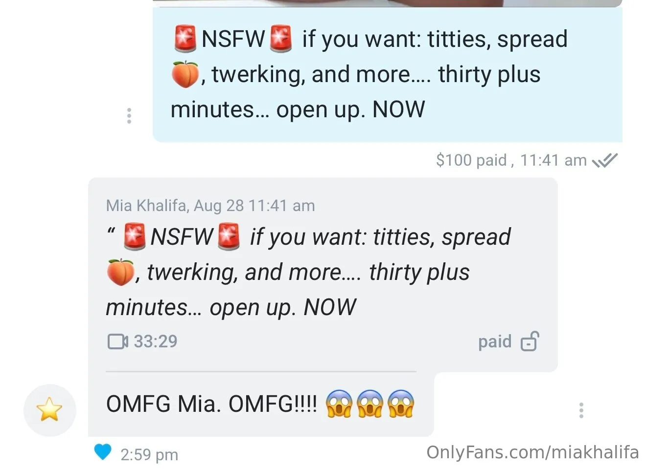 Mia Khalifa @miakhalifa selfie