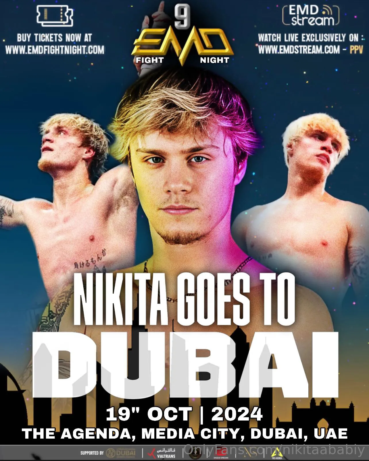 Next stop ~~~> DUBAI 🌴🔥🥊October 19th 📍TIME TO WORK 🦍