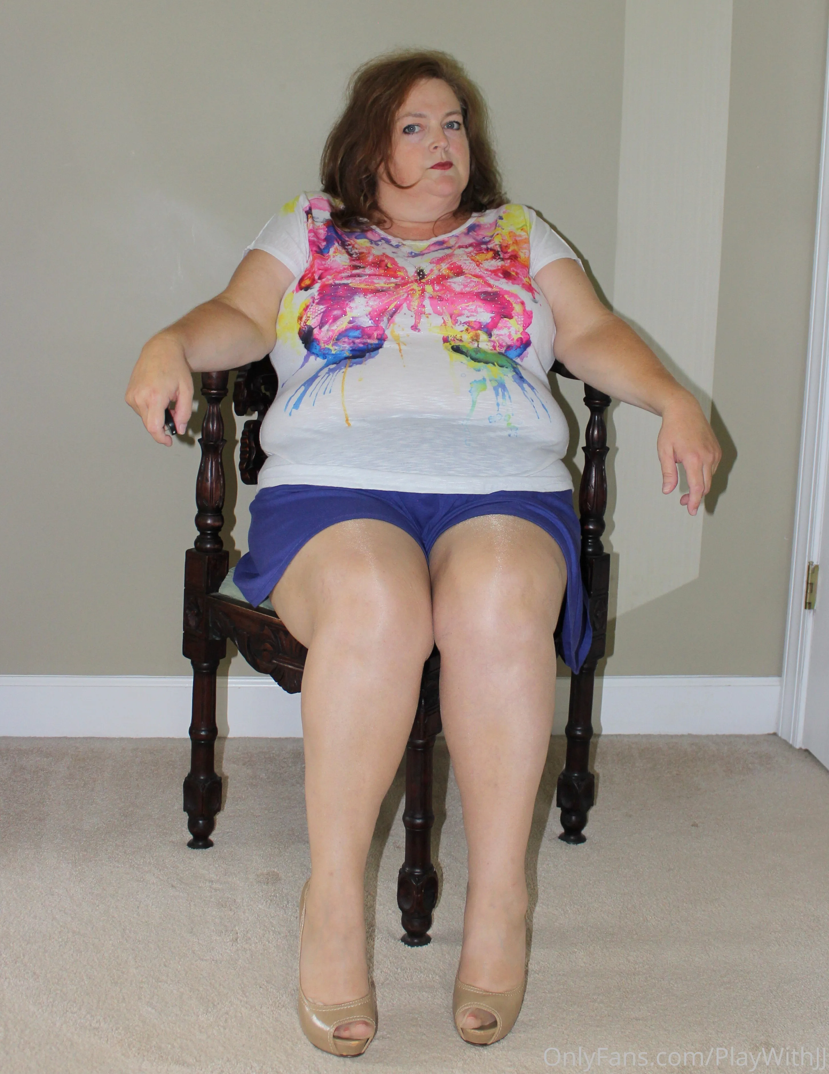 👠Cock Whispering Hotwife JJ BBW Big Tits @playwithjj boob morph