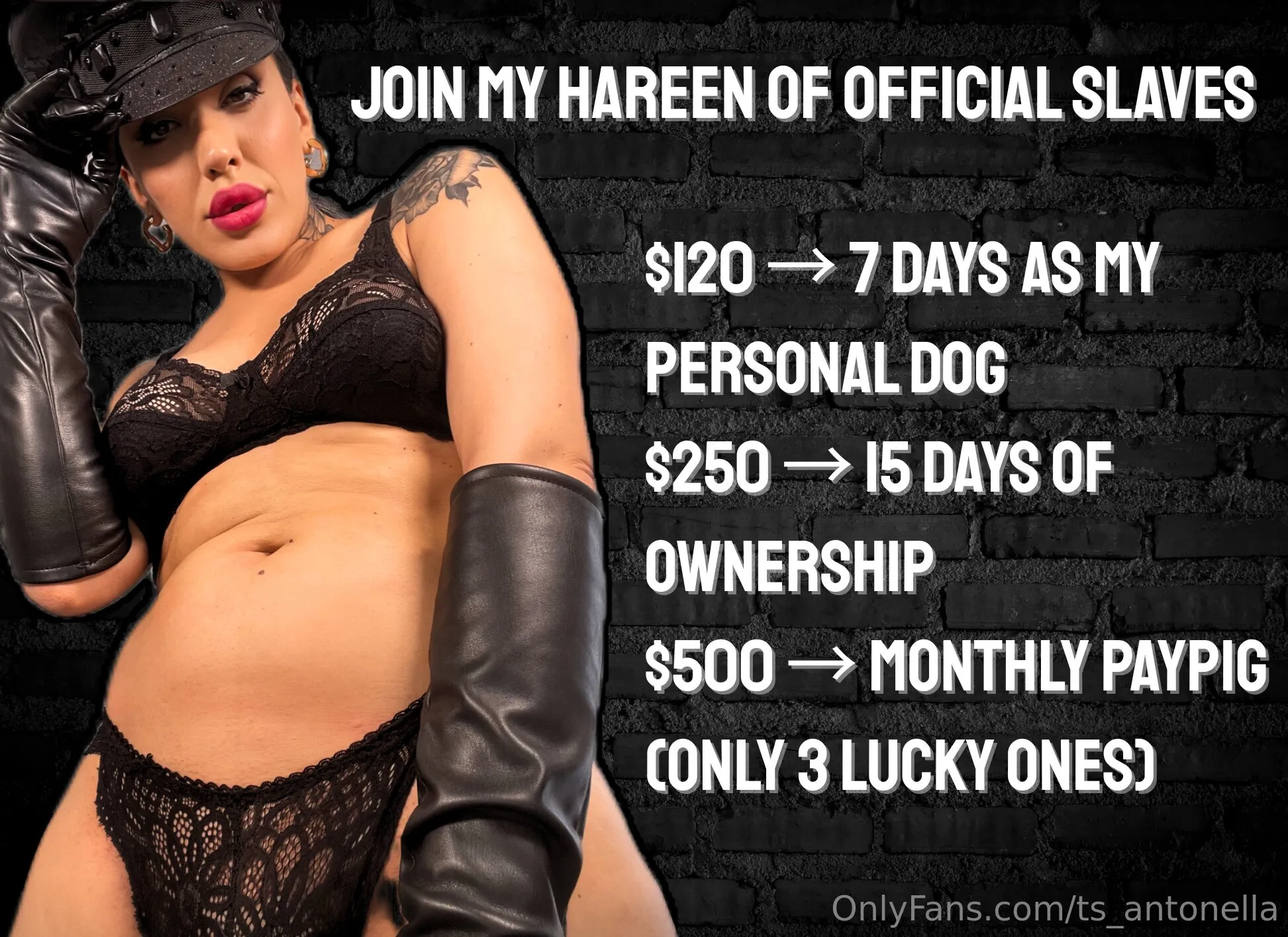 COCK WORSHIP🖤Antonella Noir🖤