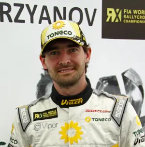 Timur Sadredinov competing in WTCC race