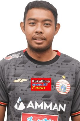 Focused Indonesian goalkeeper with calm expression