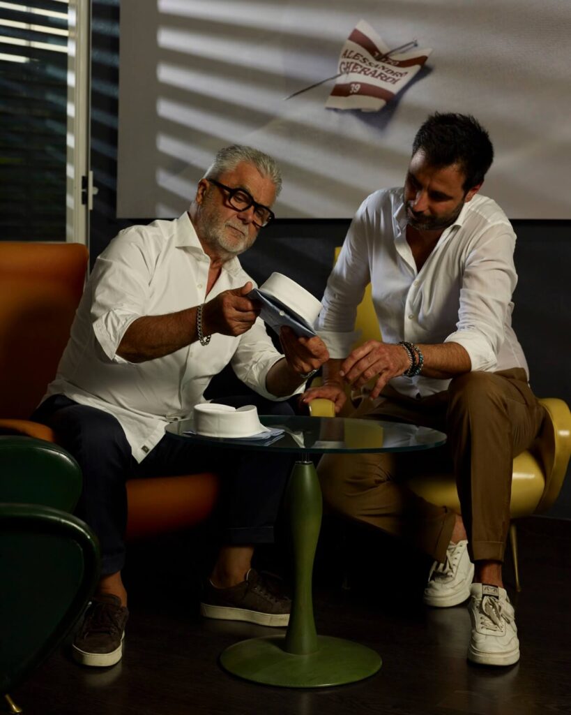 Alessandro Gherardi playing midfield for Carrarese Calcio