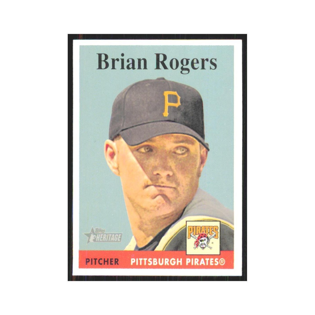 Focused MLB pitcher with determined expression