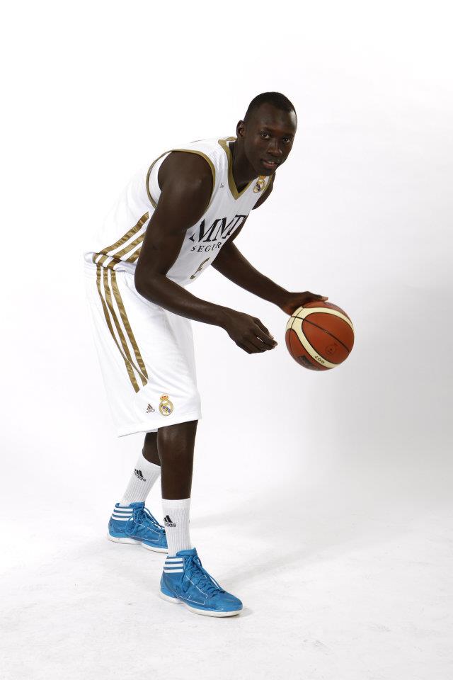 Mansour Kasse Senegalese basketball player in action