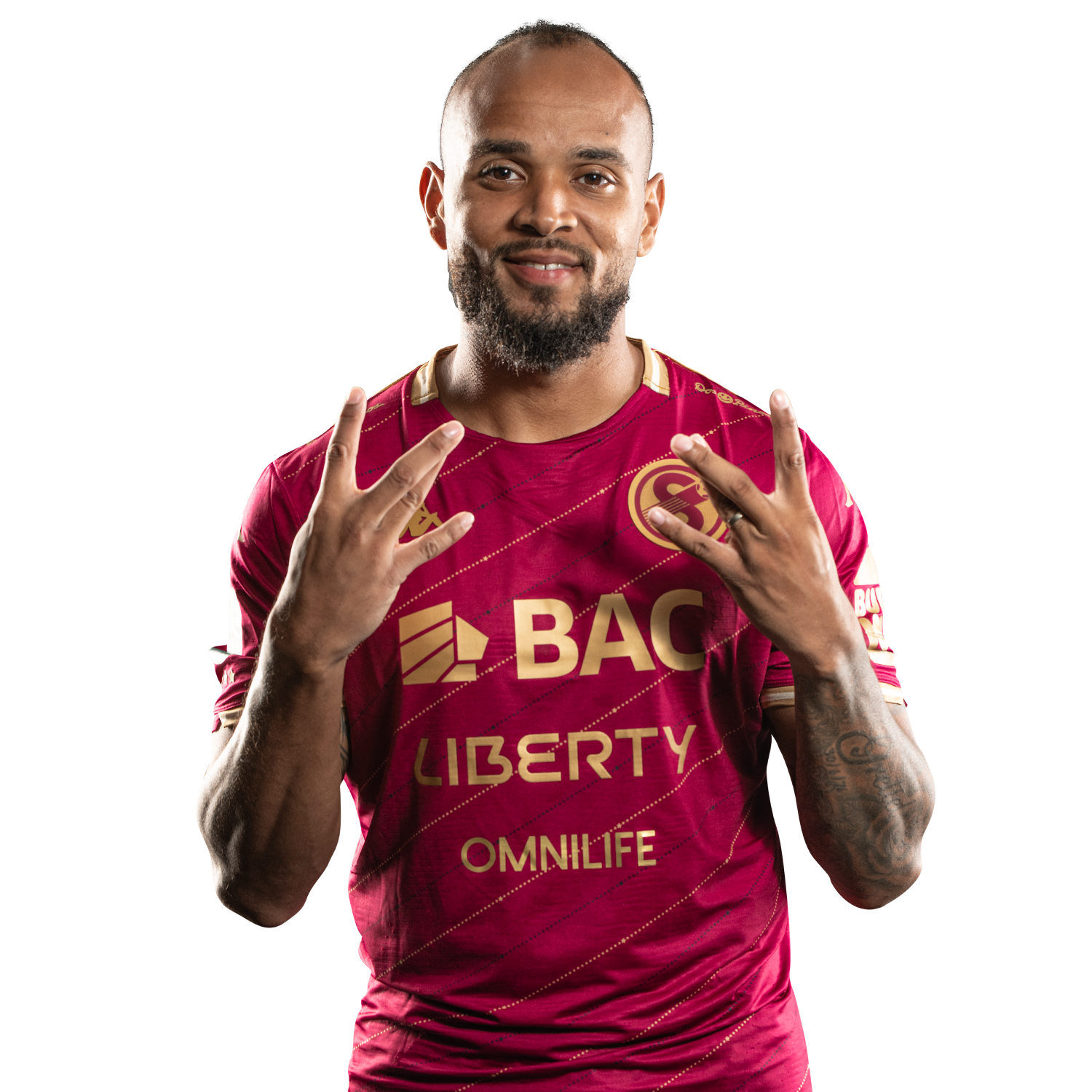 Pablo Arboine leading Saprissa defence in league match