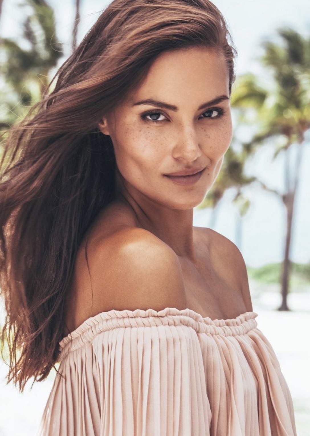 Anne Marie Kortright exuding confidence and elegance on the runway