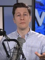 David Pakman speaking on The David Pakman Show set