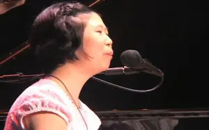 Lee Hee-ah performing classical piano on stage
