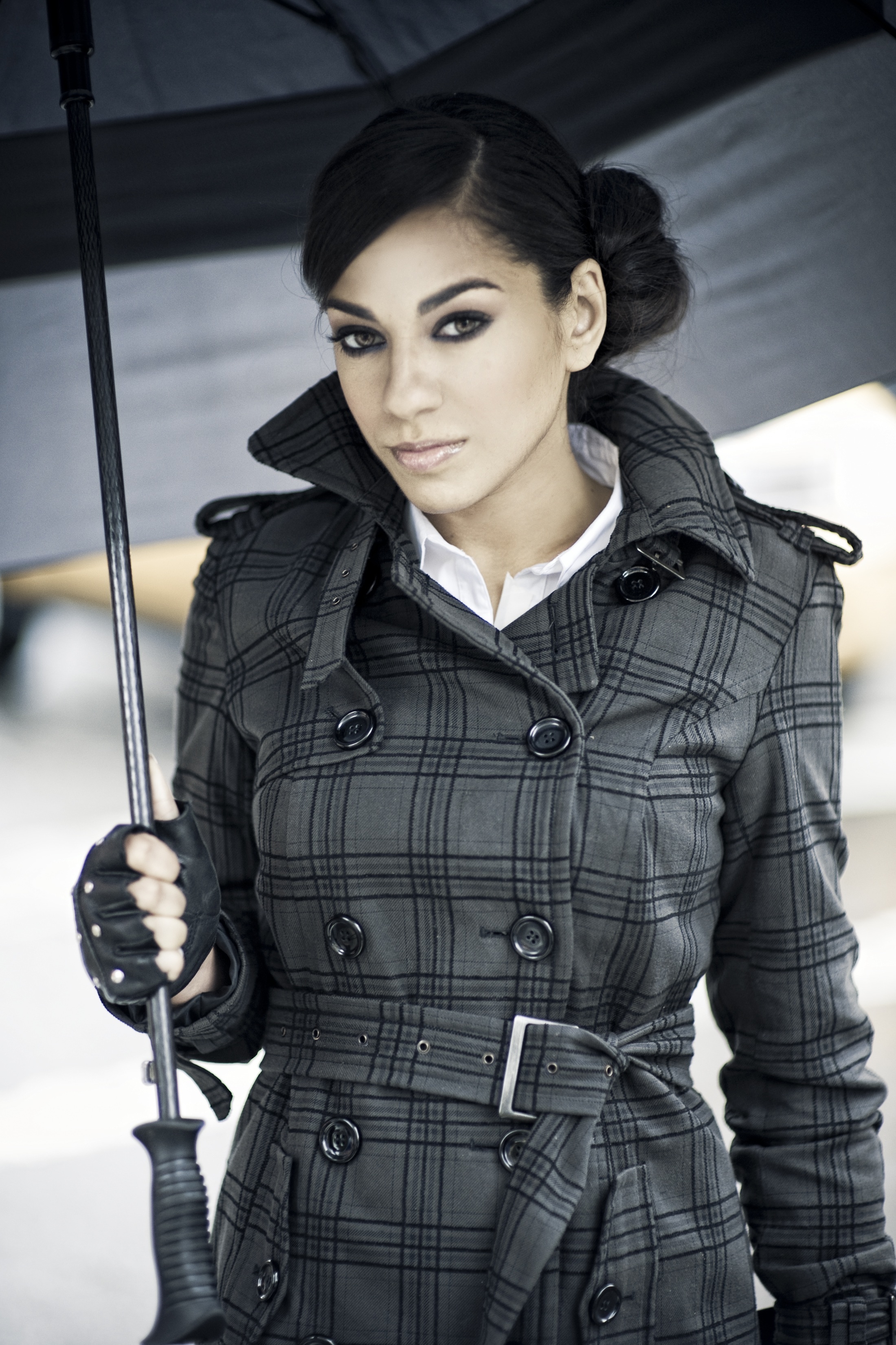 Sharon Carpenter smiling confidently in studio