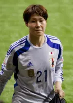 Erina Yamane in Japan national team kit during 2015 World Cup
