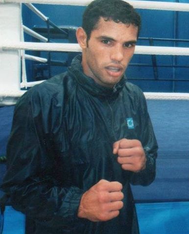 Nabil Kassel winning the 2007 All-Africa Games middleweight gold